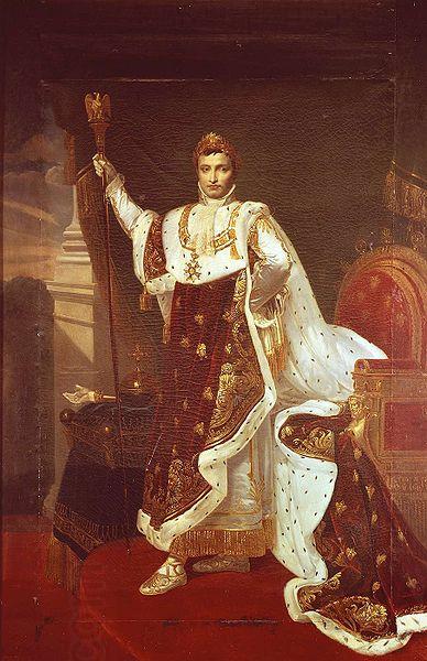 Robert Lefevre Portrait of Napoleon I in Coronation Robes China oil painting art